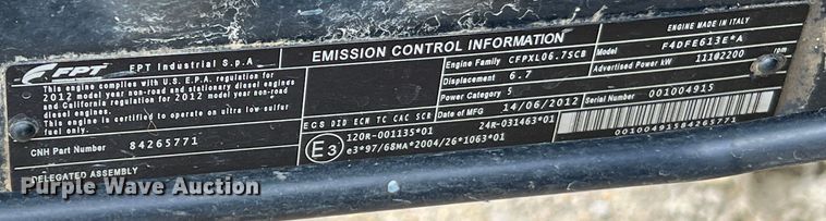 image for item MM9203 2012 Case Maxxum 125  MFWD tractor