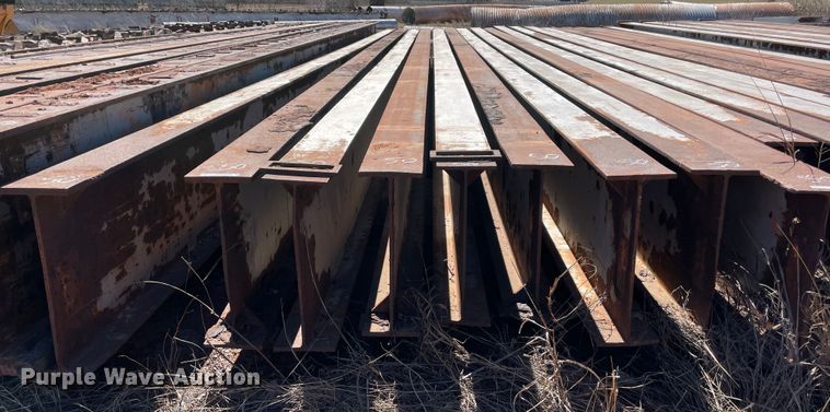 image for item MM9339 (9) steel I-beams