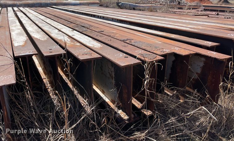 image for item MM9340 (9) steel I-beams
