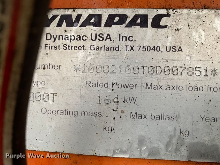 image for item MM9717 Dynapac F1000T  paver