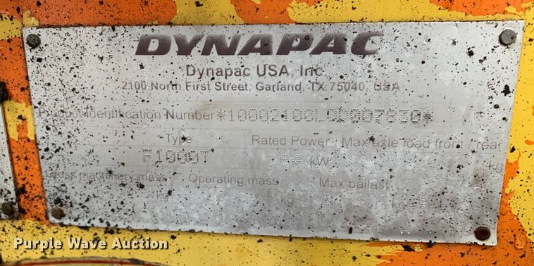 image for item MM9718 Dynapac F1000T  paver