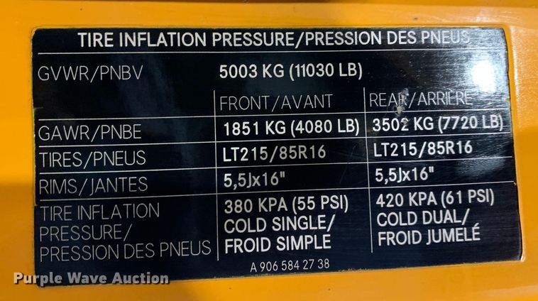 image for item MM9721 2008 Dodge Sprinter 3500  road analyzer van