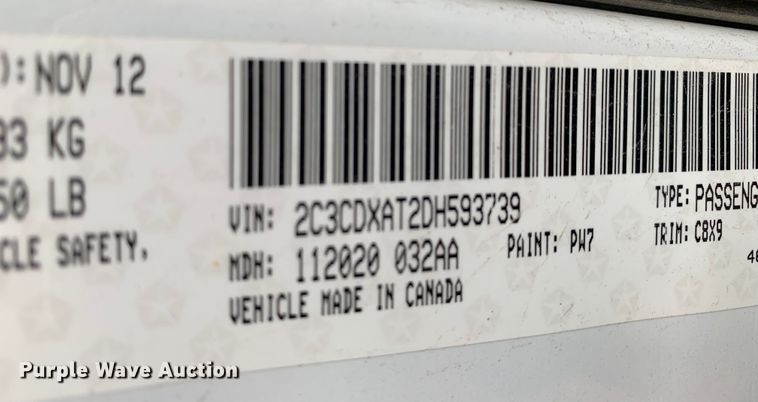 image for item MM9742 2013 Dodge Charger Police