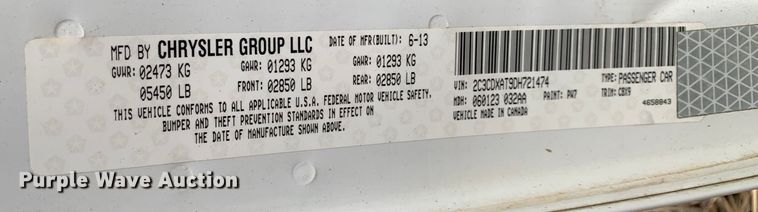 image for item MM9743 2013 Dodge Charger Police