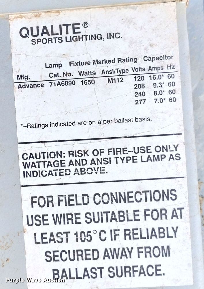 image for item MR9723 (4) Qualite stadium lights