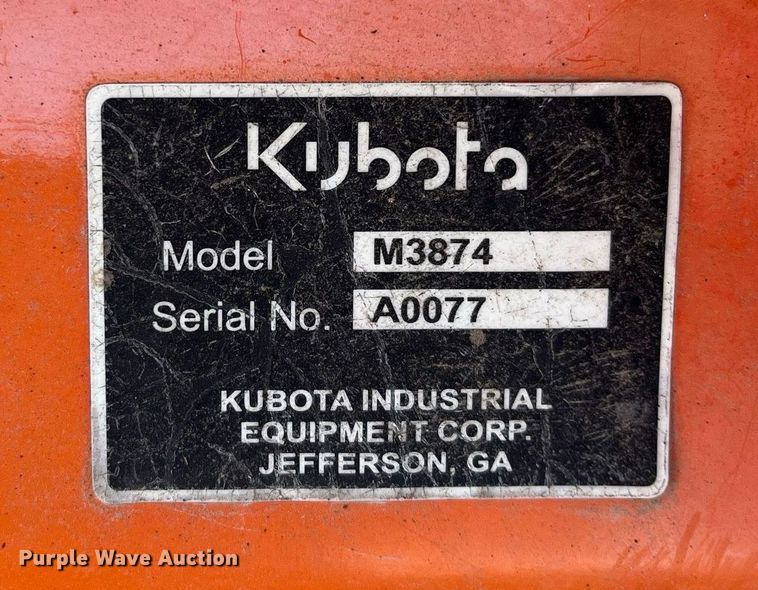 image for item DG5417 2018 Kubota M7-171  MFWD tractor