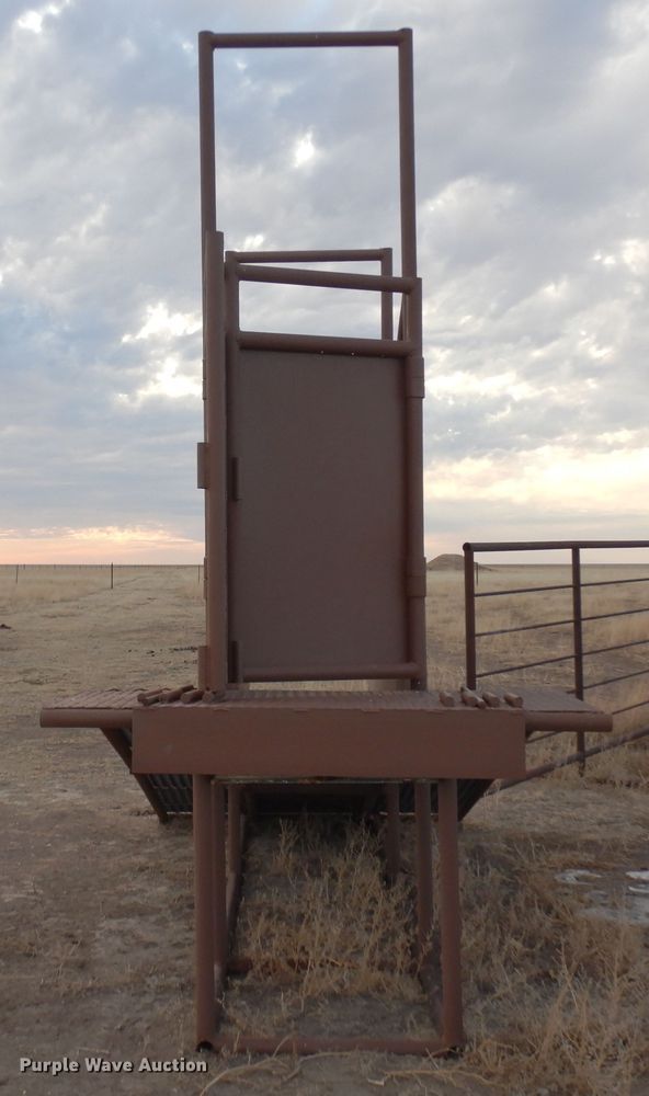 image for item DN6286 Shop built  livestock loading chute