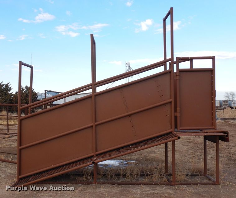 image for item DN6286 Shop built  livestock loading chute