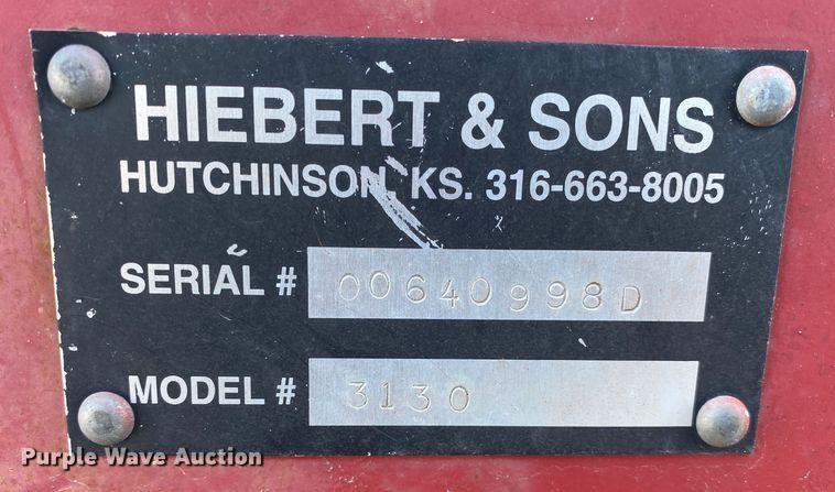 image for item DN8235 Hiebert & Sons 3130  header trailer