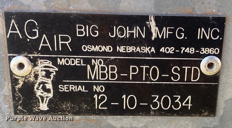 image for item DN8246 Big John MBB-PTO-STD  mist sprayer