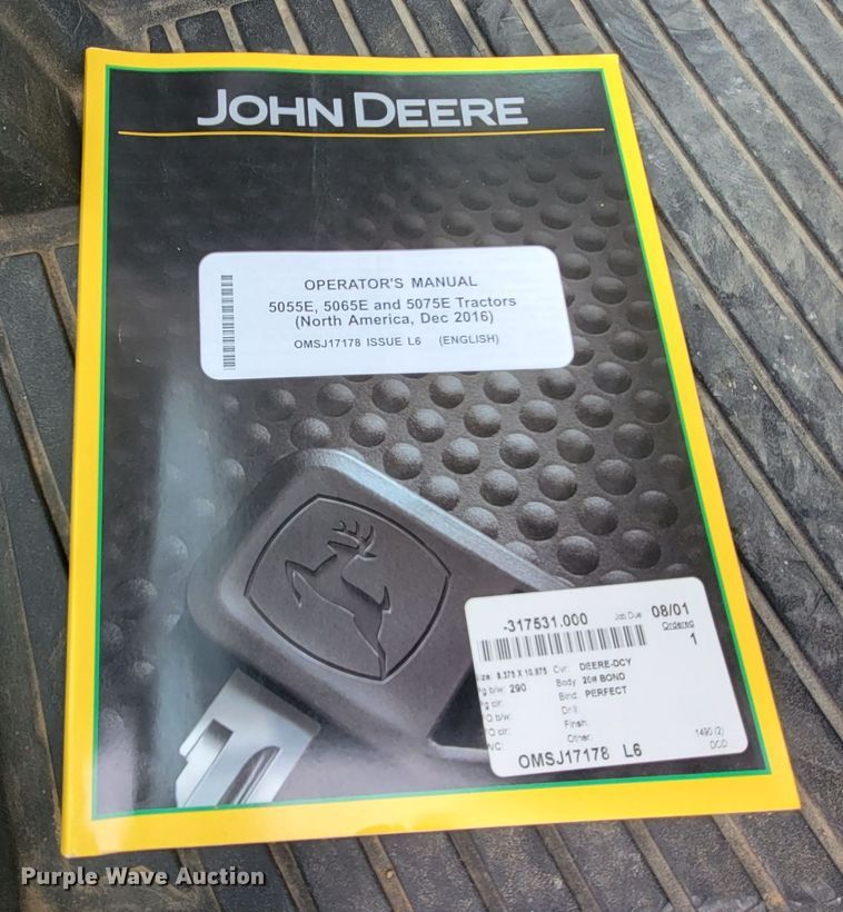 image for item HG9425 2014 John Deere 5055E  MFWD tractor