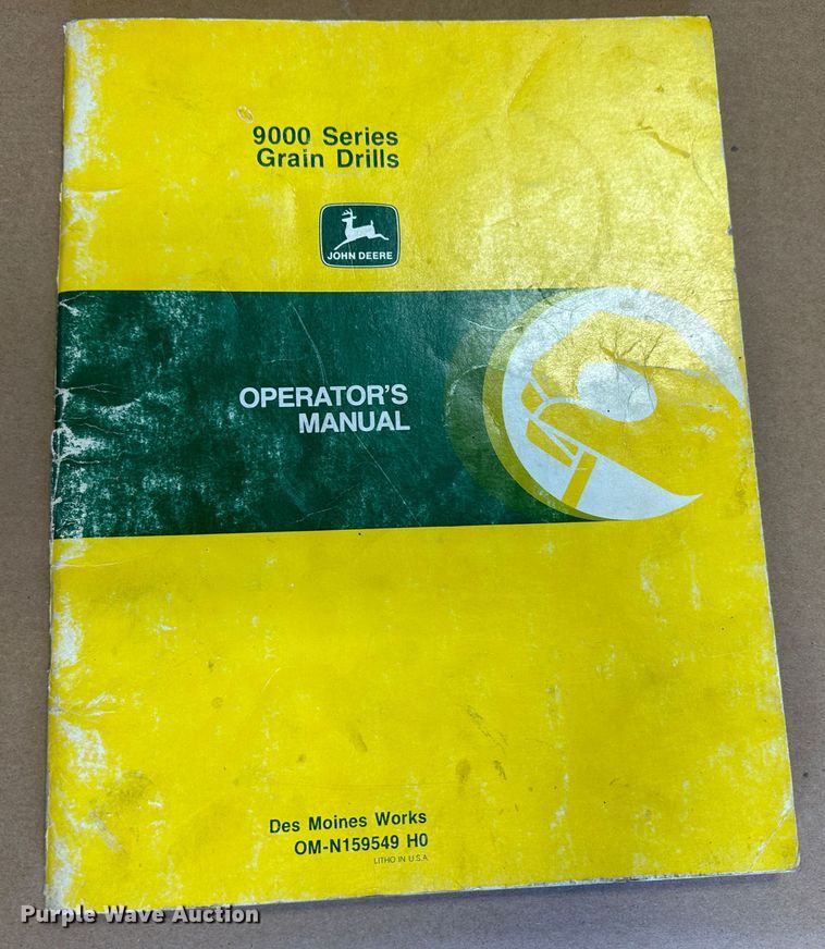 image for item LT9043 (2) John Deere 9300 hoe grain drills