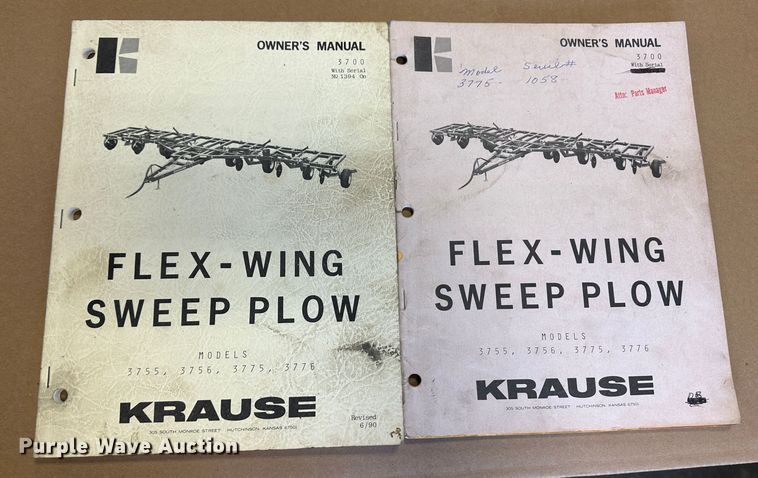 image for item LT9044 Krause 3700  sweep plow