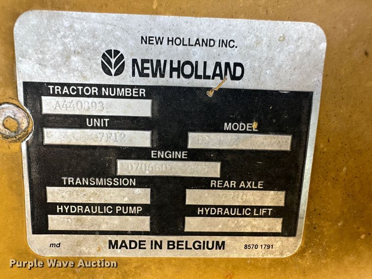 image for item LT9537 1997 New Holland 545D  industrial tractor