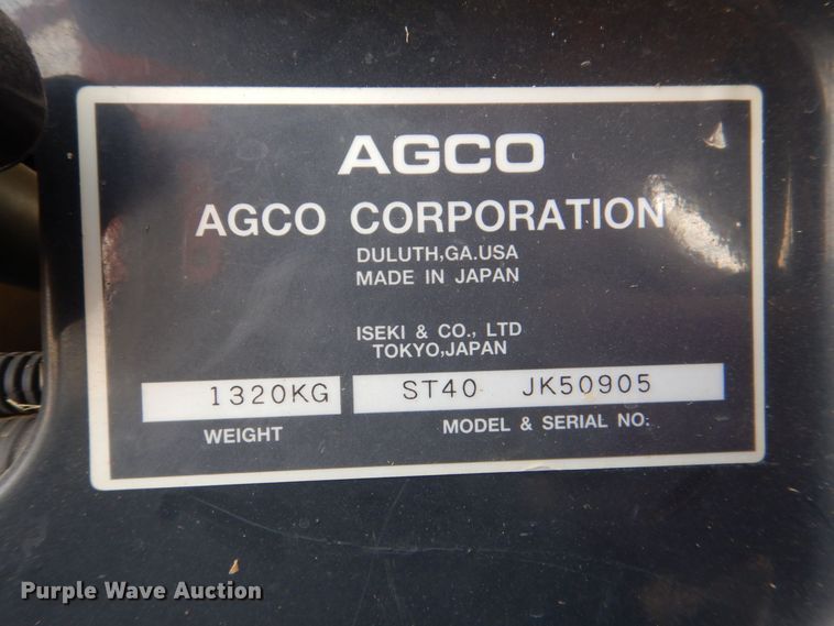 image for item MC9810 2001 AGCO ST40  MFWD tractor