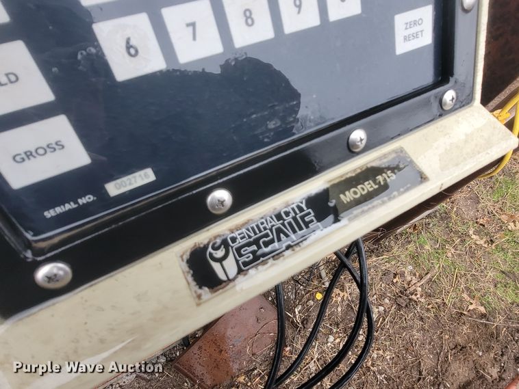 image for item ME9065 Shop built  livestock scale