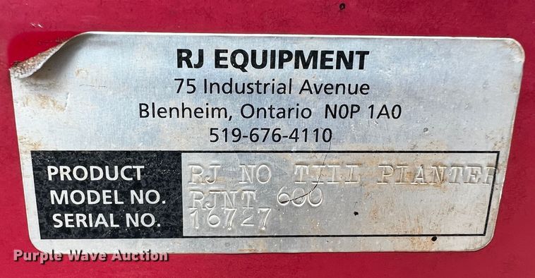 image for item MF9809 RJ Equipment RJNT 600  no-till transplanter