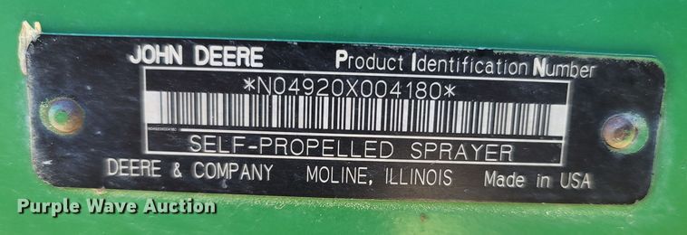 image for item MH9738 2006 John Deere 4920  applicator