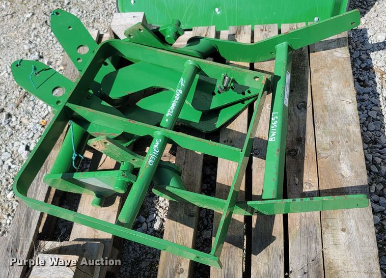 image for item MH9783 (2) John Deere tractor front bumper guards