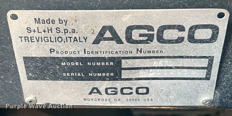 image for item MM9187 1993 AGCO Allis 8630  MFWD tractor