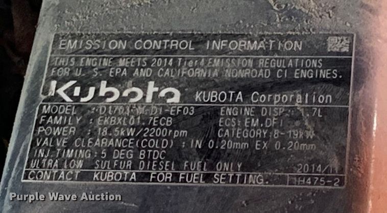 image for item MM9719 Kubota L2501  MFWD tractor