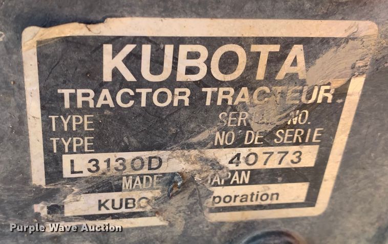 image for item MM9723 Kubota L3130D  MFWD tractor