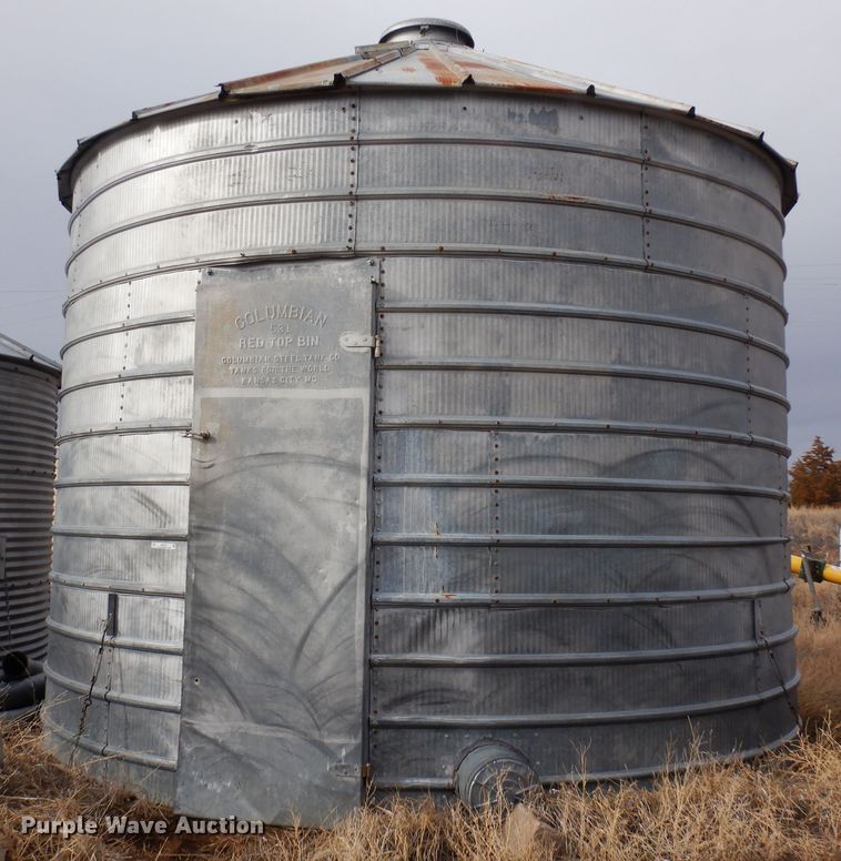 image for item MR9727 (2) Columbian Red Top grain bins