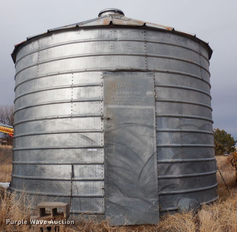 image for item MR9727 (2) Columbian Red Top grain bins