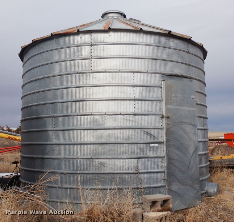 image for item MR9727 (2) Columbian Red Top grain bins