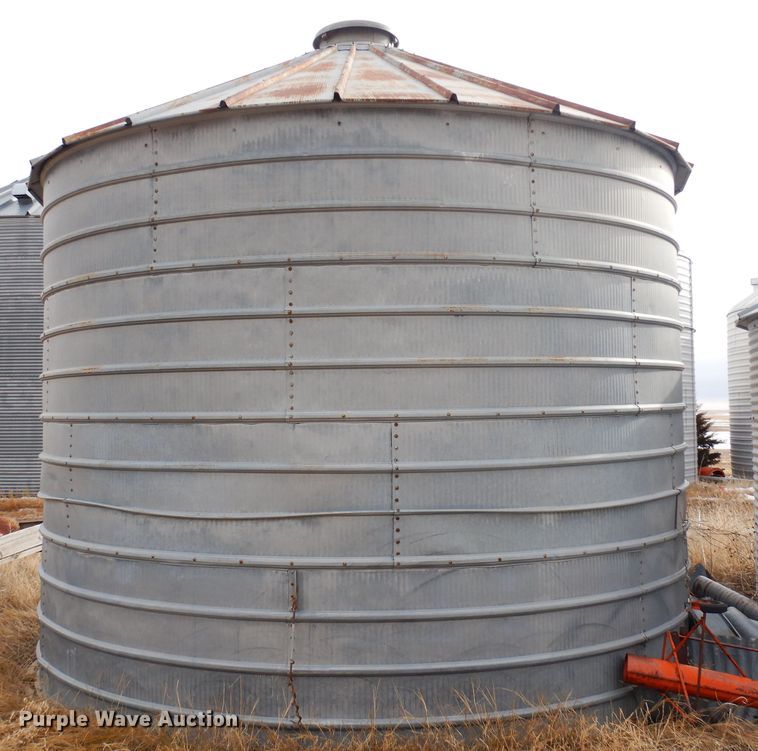 image for item MR9727 (2) Columbian Red Top grain bins