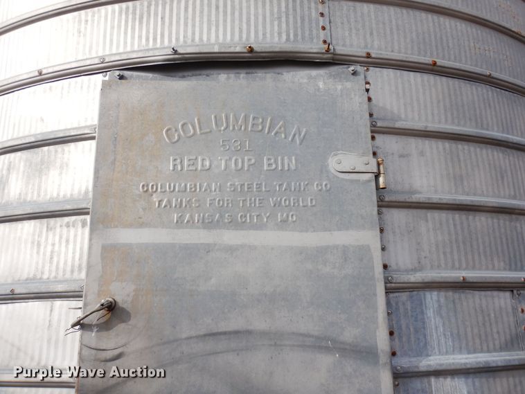image for item MR9727 (2) Columbian Red Top grain bins