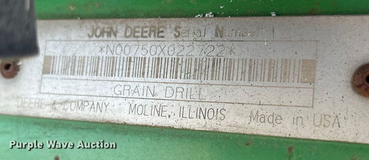 image for item MW9520 John Deere 750  grain drill