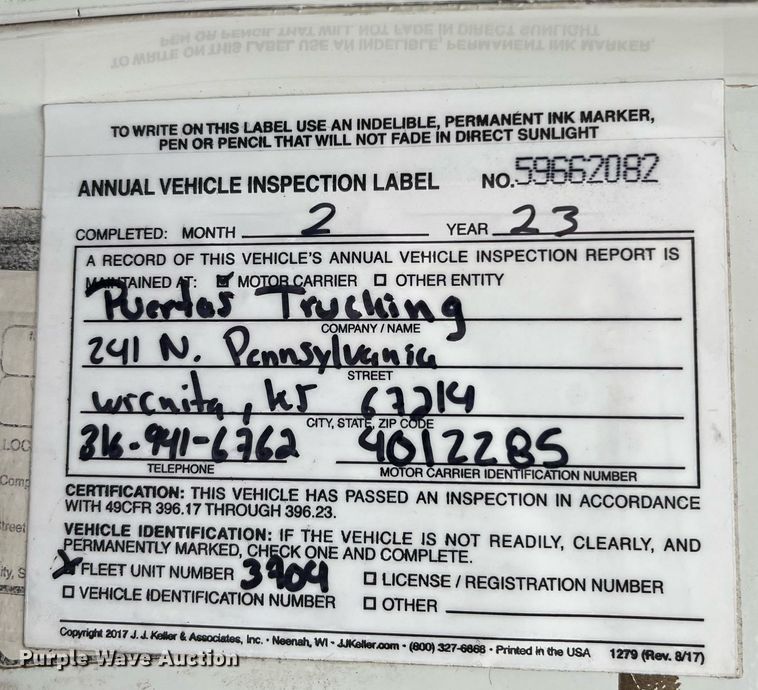 image for item DG5430 2007 Sterling L9500  dump truck