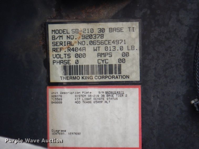 image for item DK2097 2006 Great Dane  refrigerated van trailer