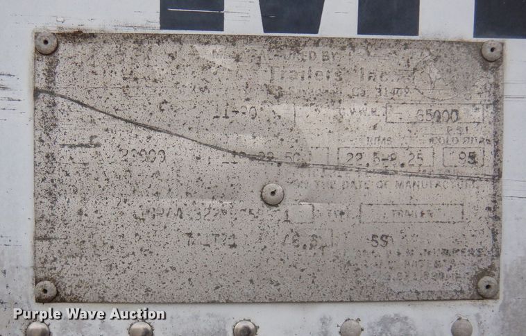 image for item DK2102 1991 Great Dane  refrigerated van trailer