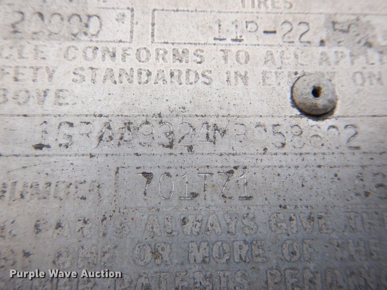 image for item DK2103 1991 Great Dane  refrigerated van trailer