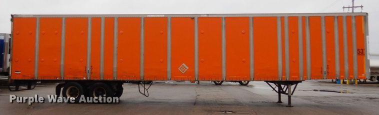 image for item DK2108 1991 Wabash P-102 CW  dry van trailer