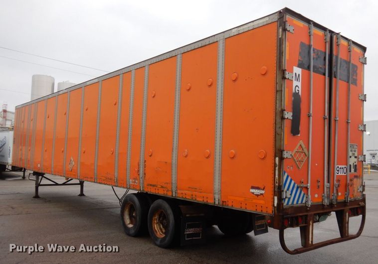 image for item DK2108 1991 Wabash P-102 CW  dry van trailer