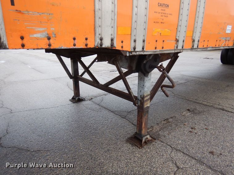 image for item DK2108 1991 Wabash P-102 CW  dry van trailer