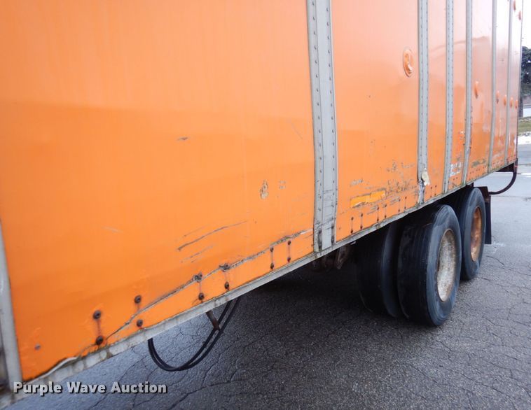 image for item DK2108 1991 Wabash P-102 CW  dry van trailer