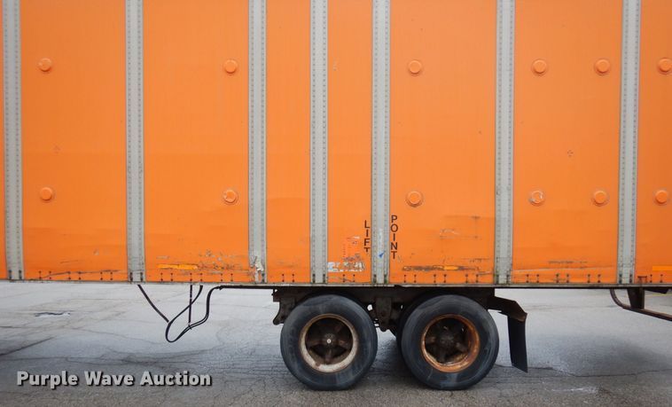 image for item DK2108 1991 Wabash P-102 CW  dry van trailer