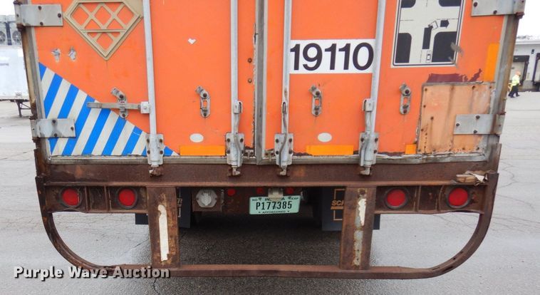 image for item DK2108 1991 Wabash P-102 CW  dry van trailer