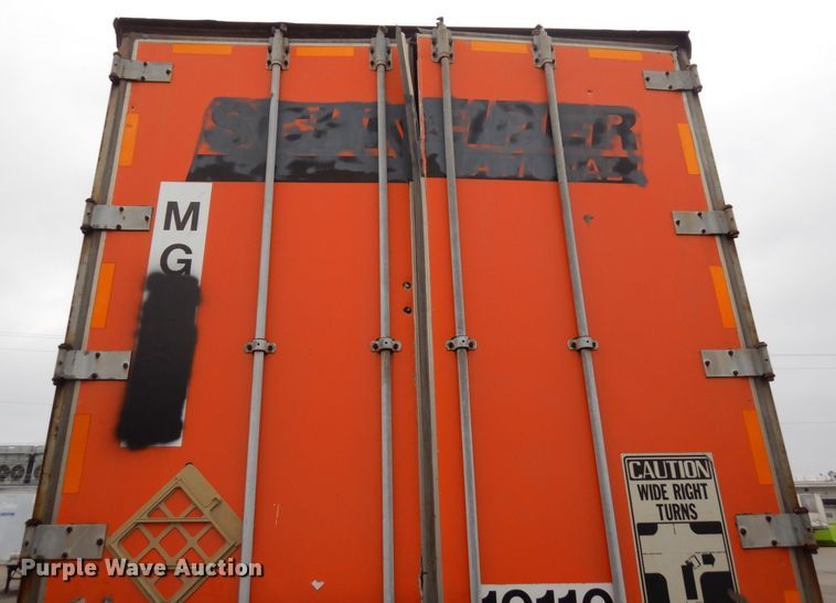 image for item DK2108 1991 Wabash P-102 CW  dry van trailer