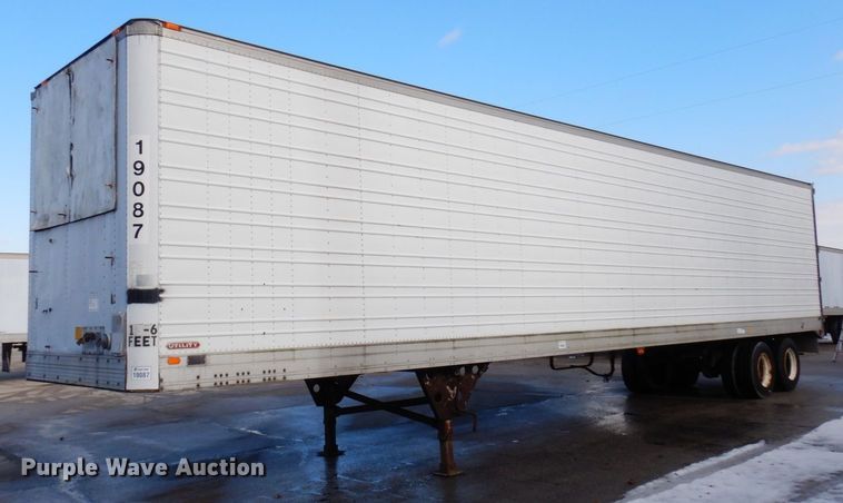 image for item DK2120 1988 Utility  refrigerated van trailer