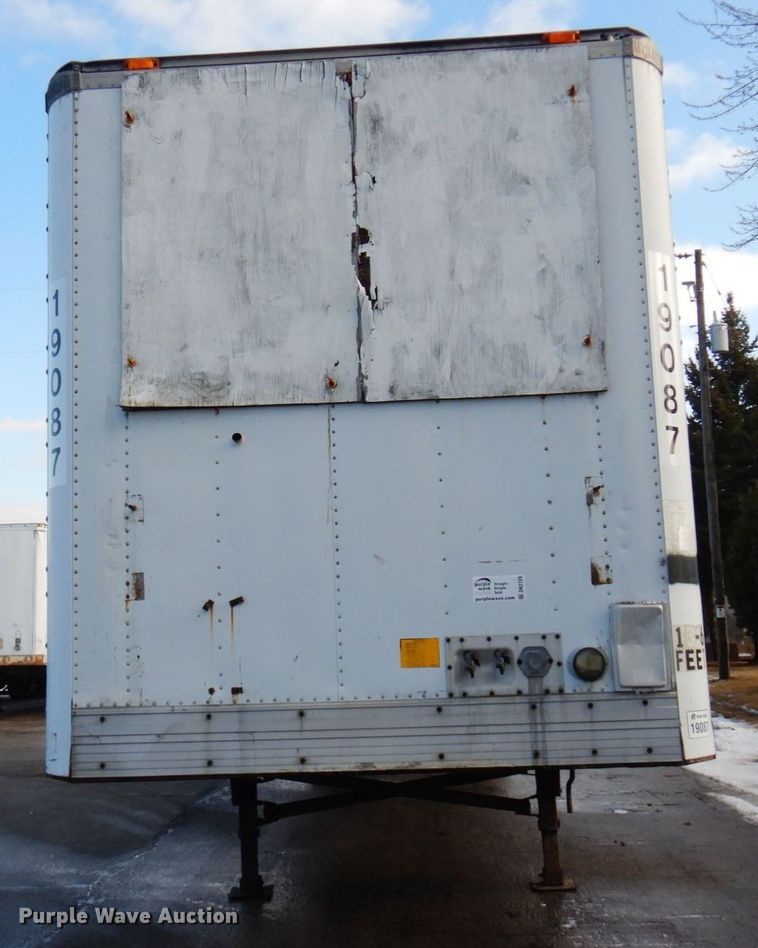 image for item DK2120 1988 Utility  refrigerated van trailer
