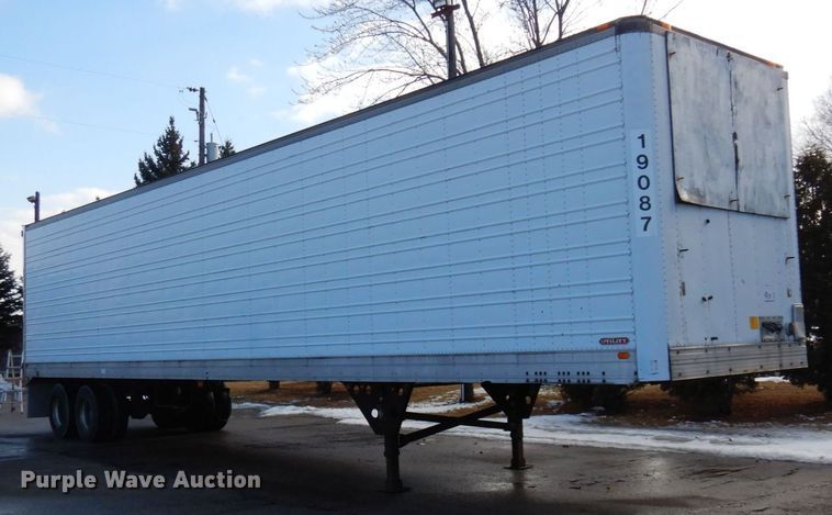 image for item DK2120 1988 Utility  refrigerated van trailer