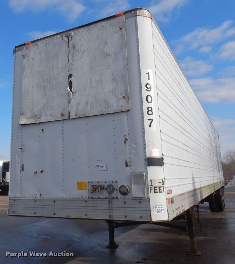 image for item DK2120 1988 Utility  refrigerated van trailer