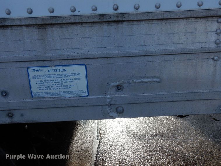 image for item DK2120 1988 Utility  refrigerated van trailer