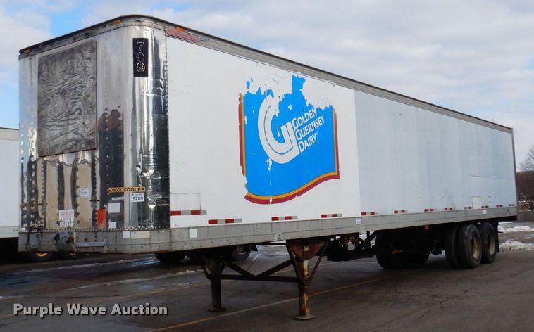 image for item DK2121 1990 Great Dane  refrigerated van trailer