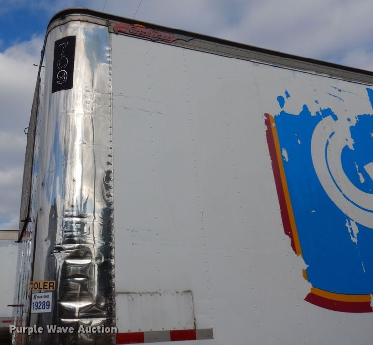 image for item DK2121 1990 Great Dane  refrigerated van trailer